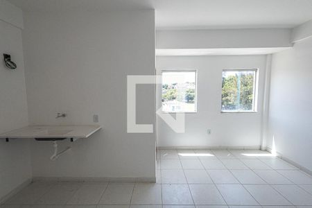 Quarto / Cozinha / Banheiro de apartamento para alugar com 1 quarto, 18m² em Dona Clara, Belo Horizonte