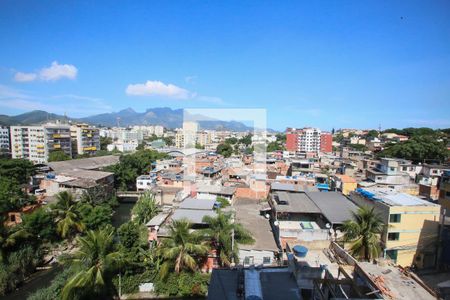 Vista da Sala de apartamento para alugar com 1 quarto, 36m² em Taquara, Rio de Janeiro