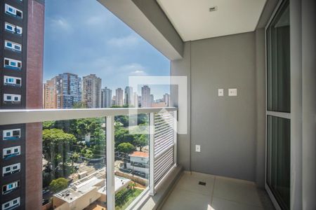 Varanda de kitnet/studio para alugar com 1 quarto, 27m² em Vila Clementino, São Paulo
