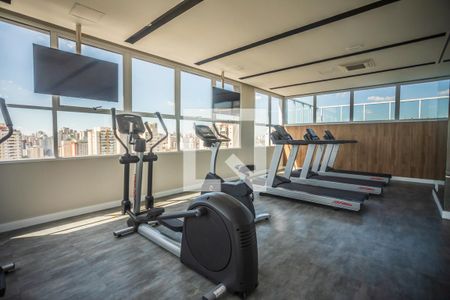 Studio para alugar com 27m², 1 quarto e sem vaga Studio para alugar com 27m², 1 quarto e sem vagaAcademia