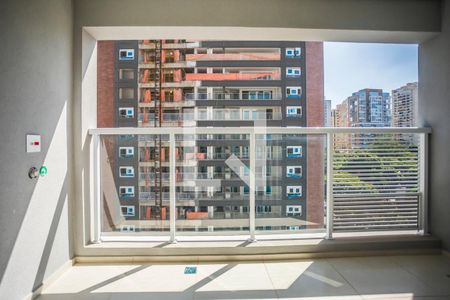 Varanda de kitnet/studio para alugar com 1 quarto, 27m² em Vila Clementino, São Paulo