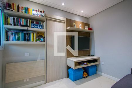 Detalhes da sala de apartamento à venda com 2 quartos, 90m² em Vila Valparaíso, Santo André