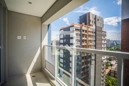 Varanda de kitnet/studio para alugar com 1 quarto, 27m² em Vila Clementino, São Paulo