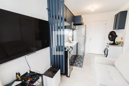 Sala de apartamento para alugar com 1 quarto, 27m² em Barra Funda, São Paulo