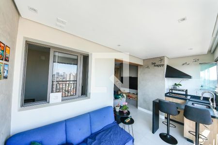 Varanda Sala de apartamento à venda com 2 quartos, 65m² em Vila Prudente, São Paulo