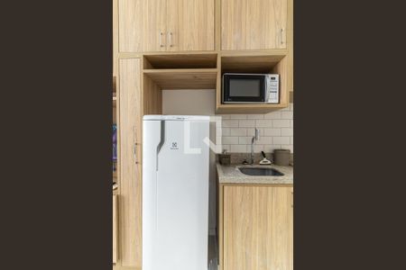 Studio à venda com 23m², 1 quarto e sem vagaCozinha - Geladeira