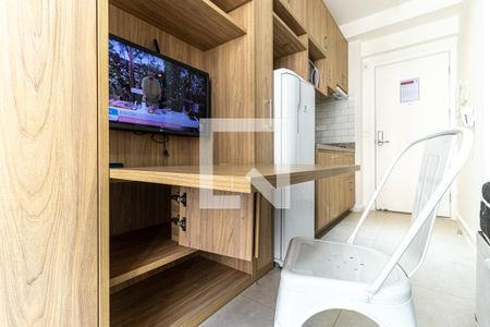 Studio - Mesa retrátil de kitnet/studio à venda com 1 quarto, 23m² em Centro Histórico de São Paulo, São Paulo