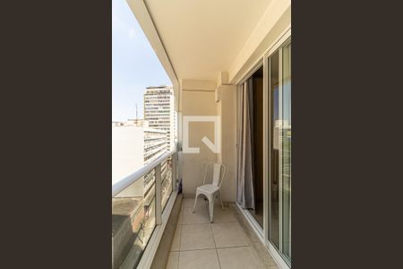 Varanda de kitnet/studio à venda com 1 quarto, 23m² em Centro Histórico de São Paulo, São Paulo
