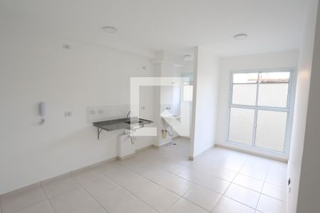 Sala/Cozinha de apartamento para alugar com 1 quarto, 30m² em Vila Guilhermina, São Paulo