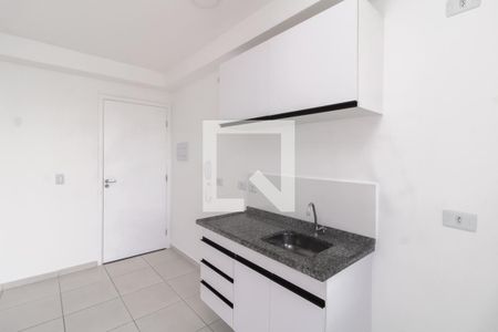 Cozinha de apartamento para alugar com 1 quarto, 30m² em Vila Guilhermina, São Paulo