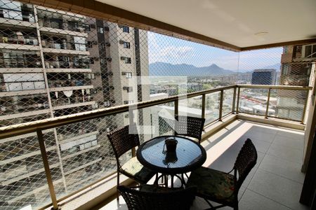 Varanda da Sala de apartamento à venda com 3 quartos, 84m² em Recreio dos Bandeirantes, Rio de Janeiro