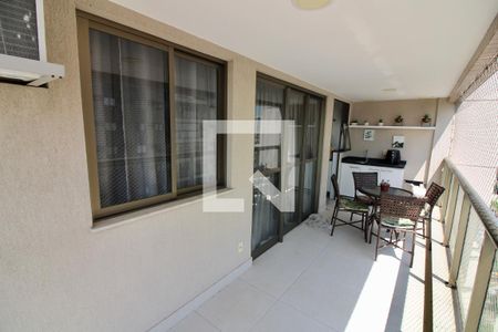 Varanda da Sala de apartamento à venda com 3 quartos, 84m² em Recreio dos Bandeirantes, Rio de Janeiro