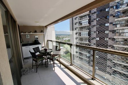 Varanda da Sala de apartamento à venda com 3 quartos, 84m² em Recreio dos Bandeirantes, Rio de Janeiro