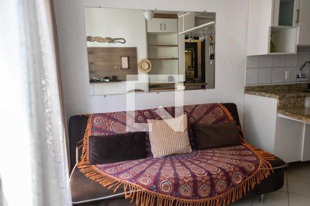 Sala de apartamento para alugar com 1 quarto, 42m² em Canasvieiras, Florianópolis