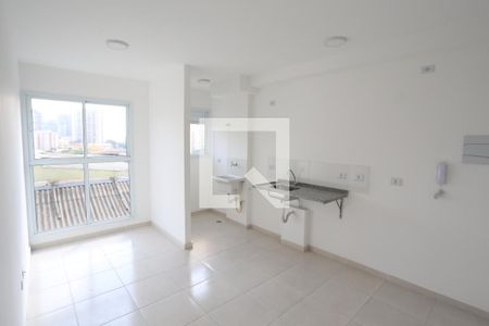 Sala/Cozinha de apartamento à venda com 1 quarto, 29m² em Vila Guilhermina, São Paulo