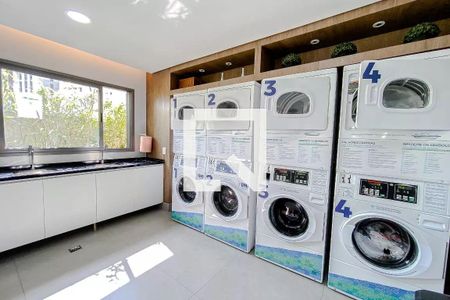 Studio para alugar com 25m², 1 quarto e sem vaga Studio para alugar com 25m², 1 quarto e sem vagaLavanderia