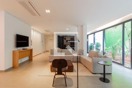 Studio para alugar com 26m², 1 quarto e sem vagaHall Social