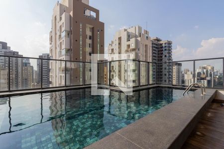 Studio para alugar com 26m², 1 quarto e sem vagaPiscina