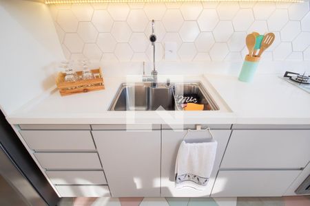 Apartamento à venda com 36m², 1 quarto e 1 vaga Apartamento à venda com 36m², 1 quarto e 1 vagaCozinha e Área de Serviço