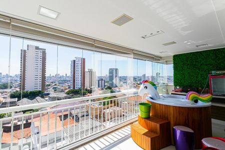 Varanda Gourmet de apartamento para alugar com 3 quartos, 128m² em Vila Carrão, São Paulo