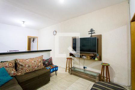 Sala de casa à venda com 4 quartos, 160m² em Jardim Ocara, Santo André