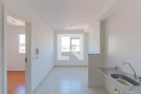 Sala/Cozinha de apartamento para alugar com 1 quarto, 27m² em Jardim Planalto, São Paulo
