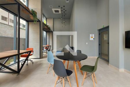 Studio para alugar com 26m², 1 quarto e sem vagaCoworking
