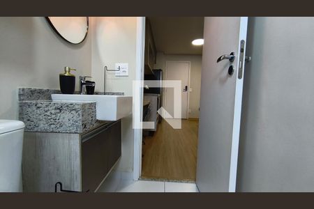 Banheiro de kitnet/studio para alugar com 1 quarto, 22m² em Jardim Vila Mariana, São Paulo
