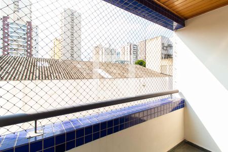 Varanda da Sala de apartamento para alugar com 3 quartos, 75m² em Vila Azevedo, São Paulo