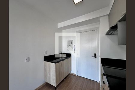 Cozinha de apartamento à venda com 1 quarto, 29m² em Brooklin Paulista, São Paulo