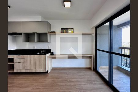 Sala de apartamento à venda com 1 quarto, 29m² em Brooklin Paulista, São Paulo