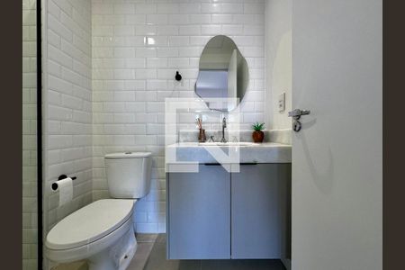 Banheiro Suíte de apartamento à venda com 1 quarto, 29m² em Brooklin Paulista, São Paulo