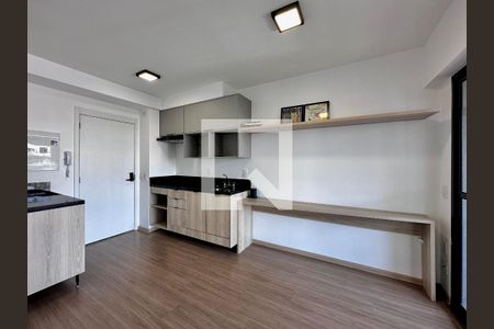 Sala de apartamento à venda com 1 quarto, 29m² em Brooklin Paulista, São Paulo