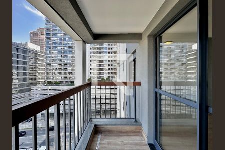 Sacada de apartamento à venda com 1 quarto, 29m² em Brooklin Paulista, São Paulo