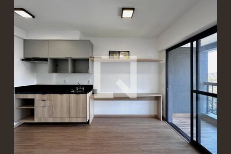 Sala de apartamento à venda com 1 quarto, 29m² em Brooklin Paulista, São Paulo