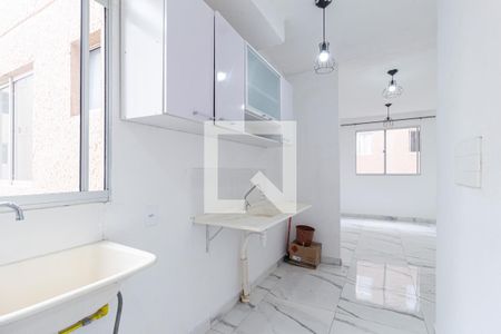 Apartamento à venda com 38m², 2 quartos e sem vagaCozinha e área de serviço