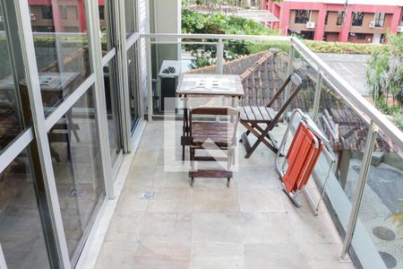 Varanda da Sala de apartamento à venda com 1 quarto, 66m² em Barra da Tijuca, Rio de Janeiro