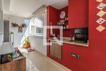 Varanda Gourmet de apartamento à venda com 4 quartos, 198m² em Empresarial 18 do Forte, Barueri