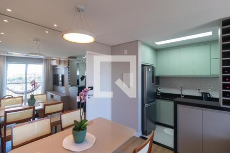 Sala/cozinha de apartamento à venda com 2 quartos, 52m² em Jardim do Lago, Campinas