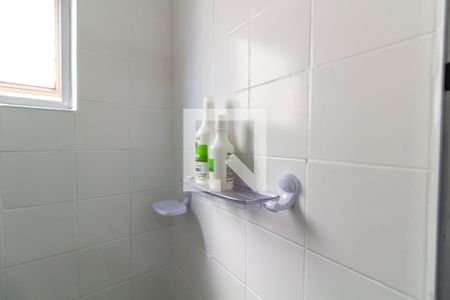 Detalhe do banheiro de kitnet/studio para alugar com 1 quarto, 30m² em Aviação, Praia Grande