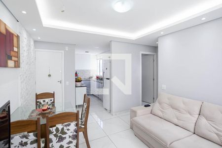 Sala  de apartamento à venda com 2 quartos, 46m² em Trevo, Belo Horizonte