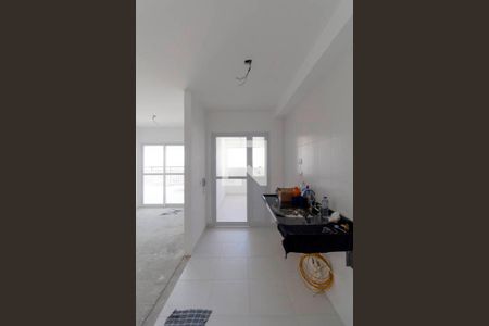 Sala  e Cozinha Integrada de apartamento à venda com 3 quartos, 90m² em Vila Guilhermina, São Paulo