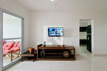 Sala de apartamento para alugar com 2 quartos, 90m² em Aviação, Praia Grande
