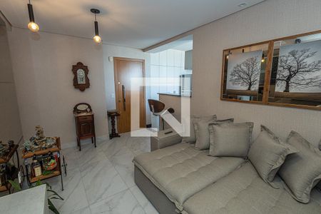 Sala de apartamento à venda com 2 quartos, 60m² em Castelo, Belo Horizonte