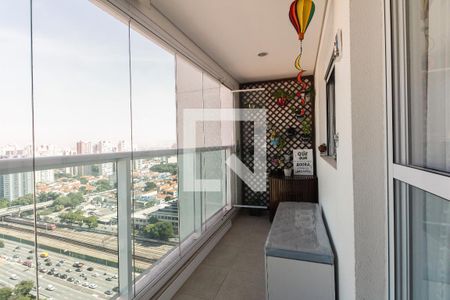 Varanda  de apartamento para alugar com 1 quarto, 45m² em Vila Gomes Cardim, São Paulo