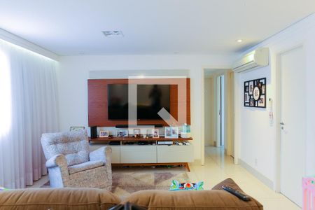 Sala de apartamento à venda com 3 quartos, 124m² em Campestre, Santo André