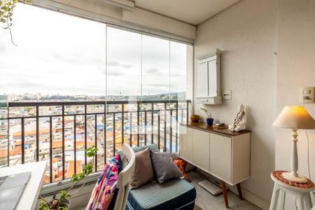 Varanda da Sala de apartamento à venda com 2 quartos, 58m² em Vila Renata, Guarulhos