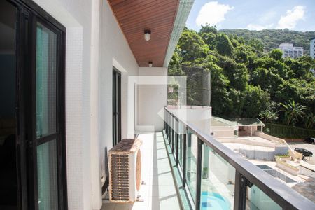 Varanda de apartamento para alugar com 3 quartos, 197m² em Barra Funda, Guarujá