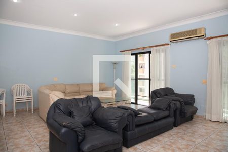 Sala de apartamento para alugar com 3 quartos, 197m² em Barra Funda, Guarujá