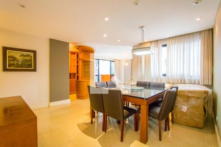 Sala 1 de apartamento à venda com 3 quartos, 178m² em Vila Valparaíso, Santo André